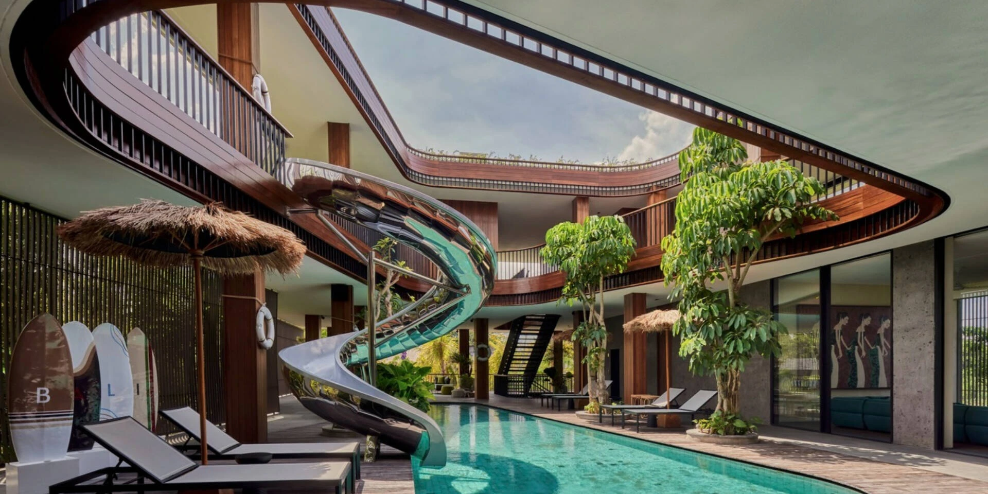 Thiết kế biệt thự với không gian mở  giúp biệt thự trở nên thoáng đãng và tràn đầy sức sống