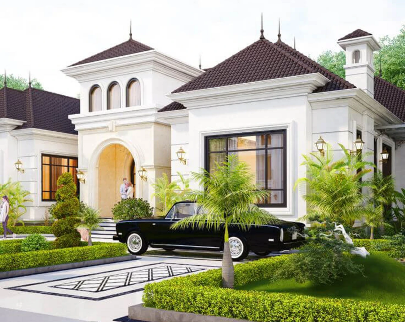 Mẫu thiết kế biệt thự mini dễ chăm sóc và phù hợp với gia đình trẻ