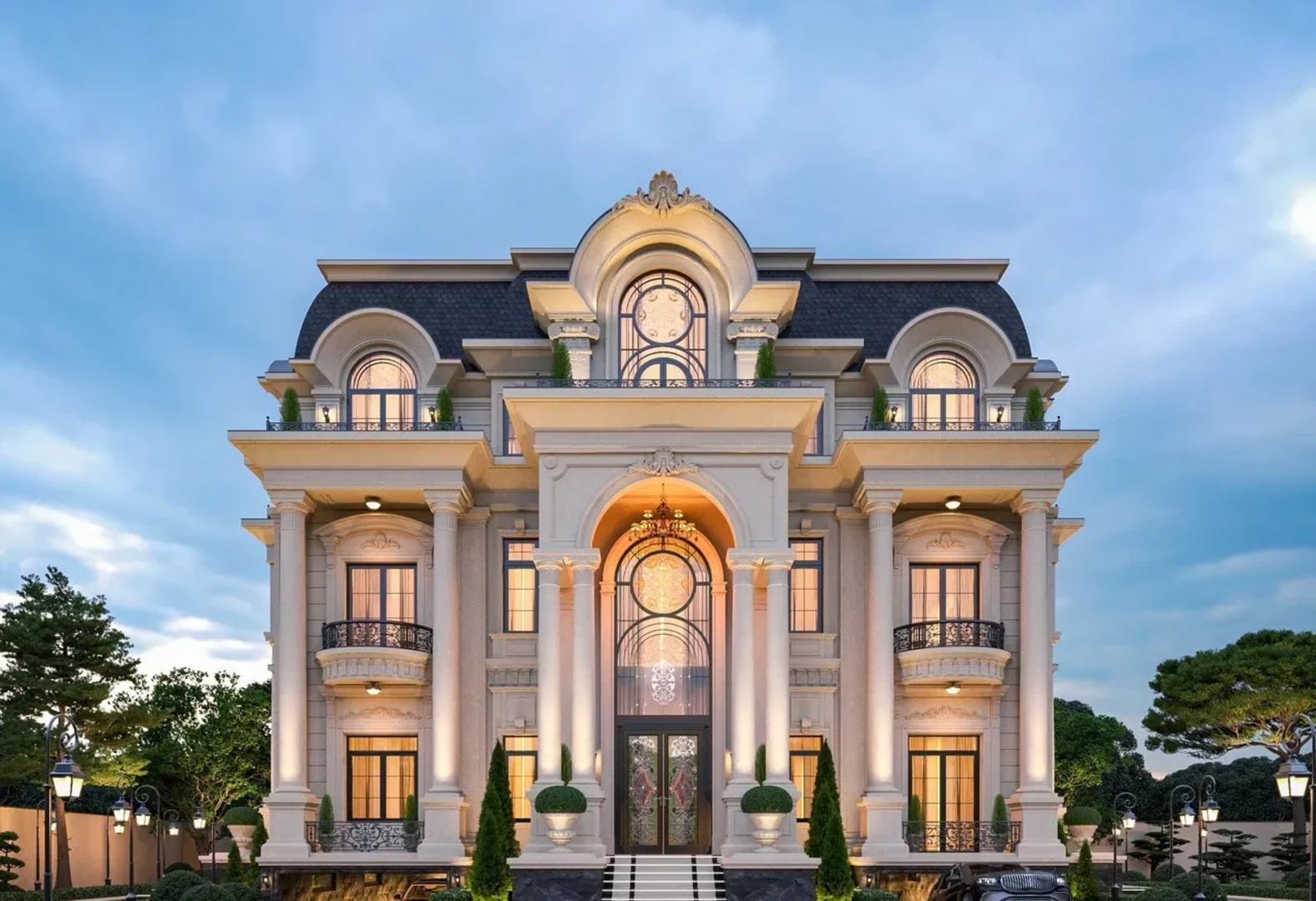 Mẫu thiết kế biệt thự hiện đại, tiện nghi