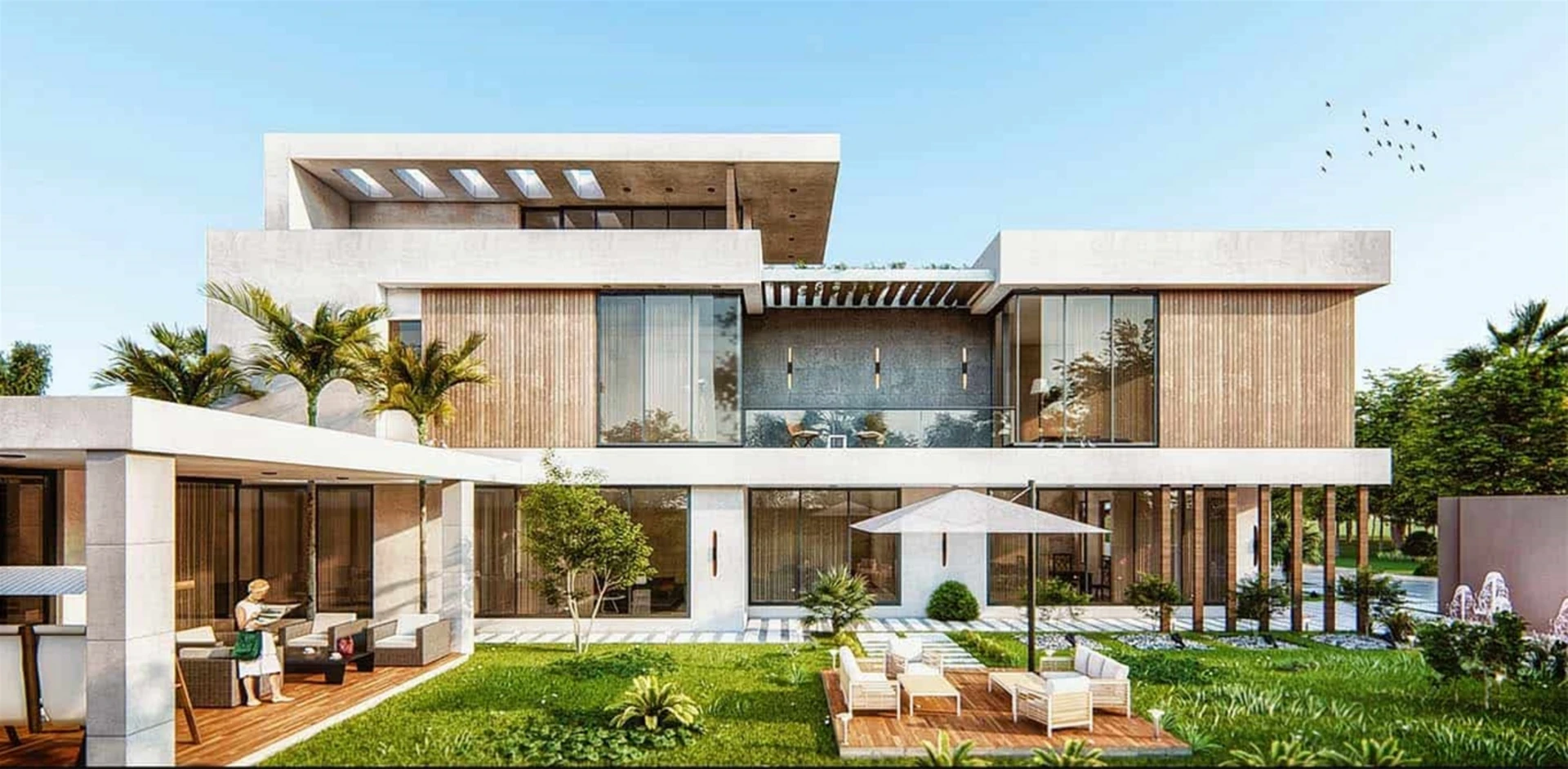 Thiết kế biệt thự với không gian mở