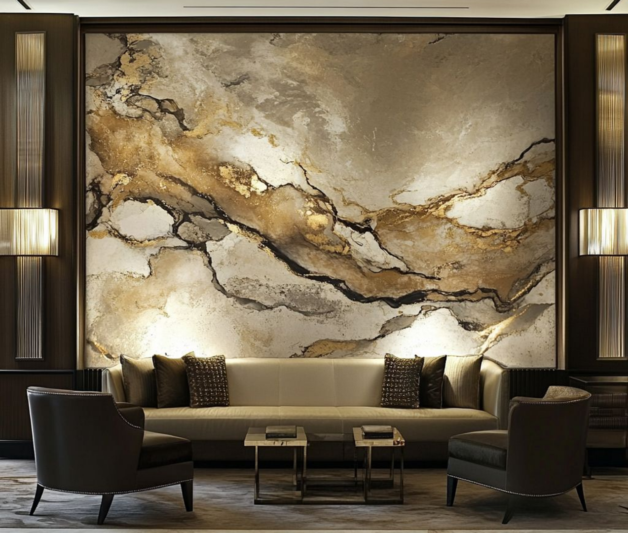 Đá ốp tường Onyx tạo điểm nhấn trang trí trong nhà