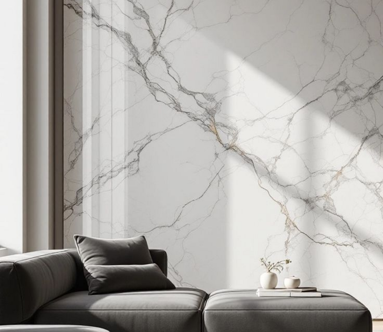 Đá cẩm thạch ốp thường mang đến sự tinh tế và lộng lẫy