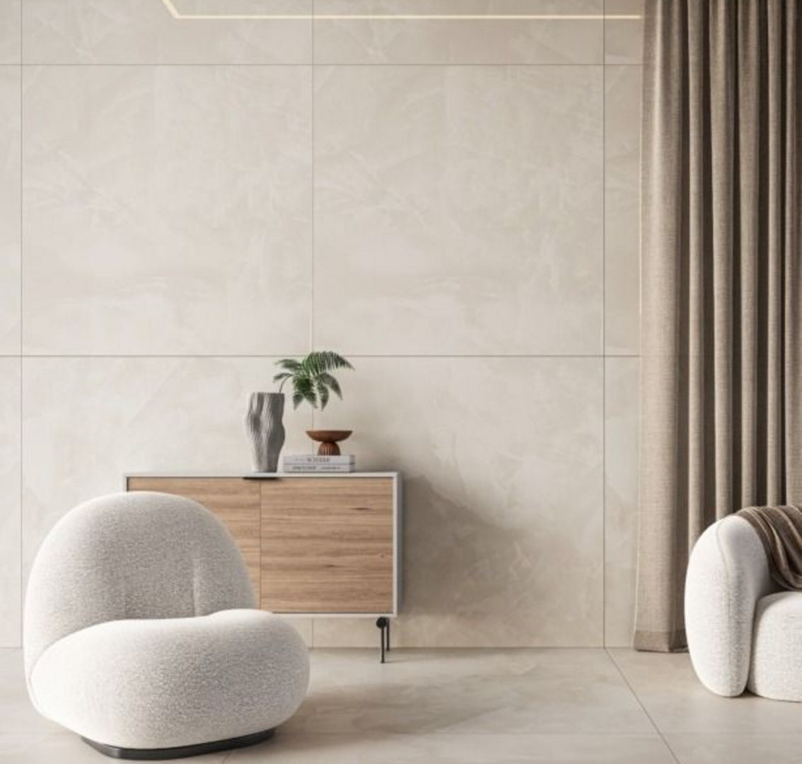 Đá Travertine ốp tường mang lại cảm giác ấm áp và thanh bình