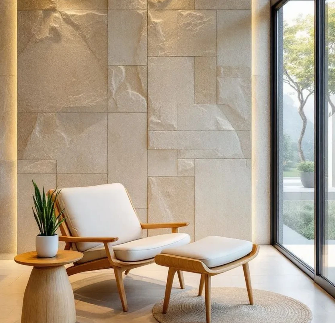 Đá Vicostone ốp tường mang vẻ đẹp tinh tế, tự nhiên