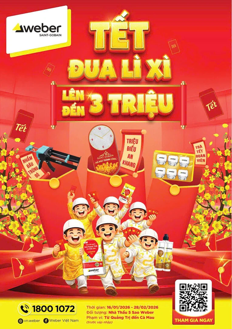 CTKM nhà thầu - Tết Đua Lì Xì - trang 1