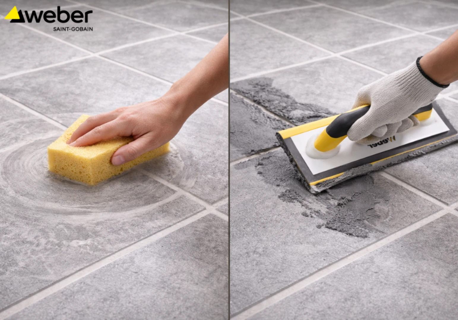 Bước 4: Thi công keo chít mạch