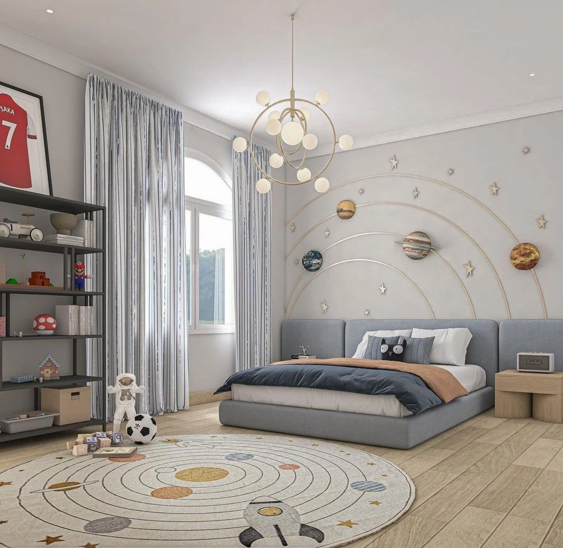 Gạch lát nền phòng ngủ trẻ em 