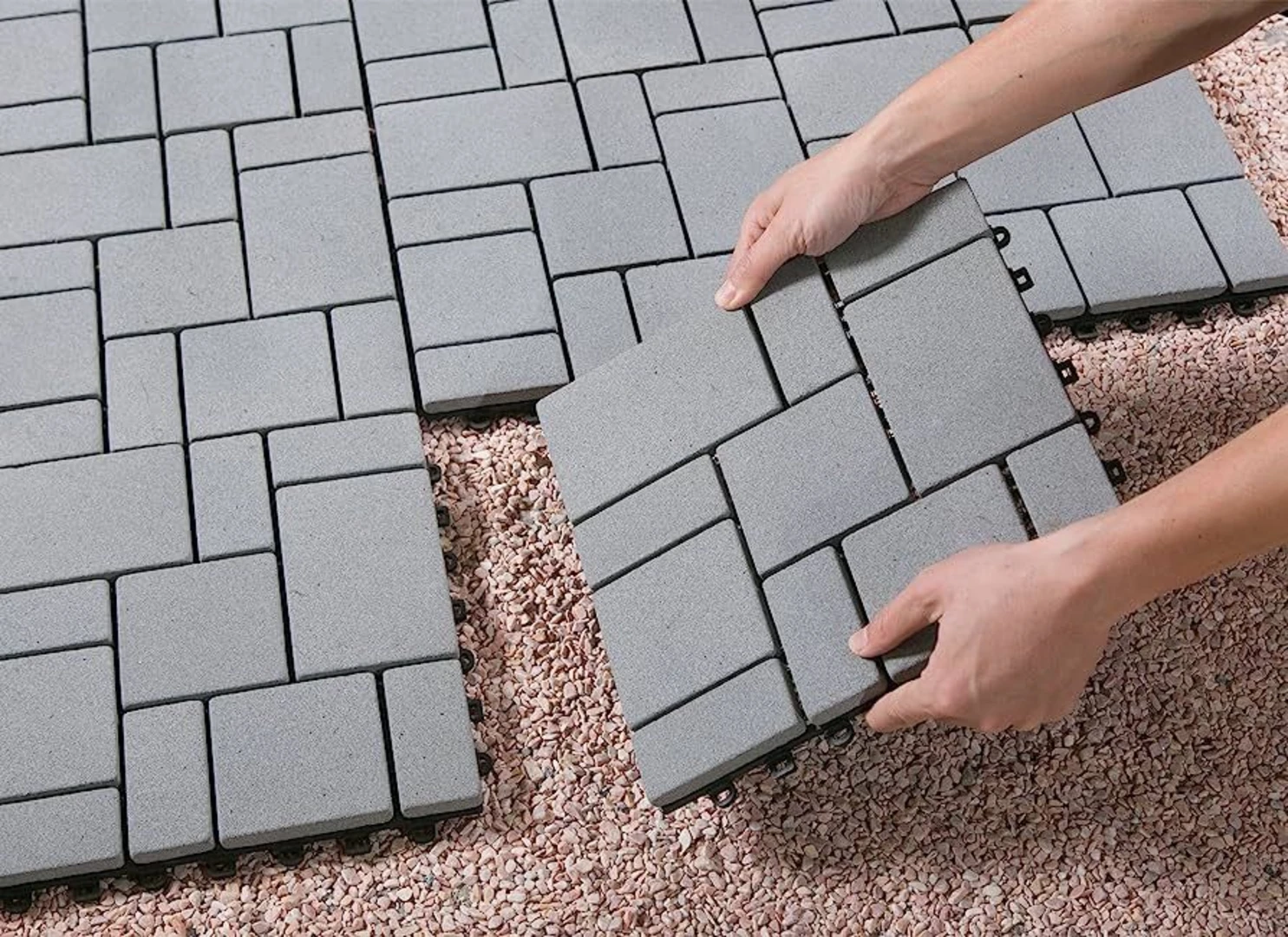 Mẫu gạch Terrazzo 8 khía