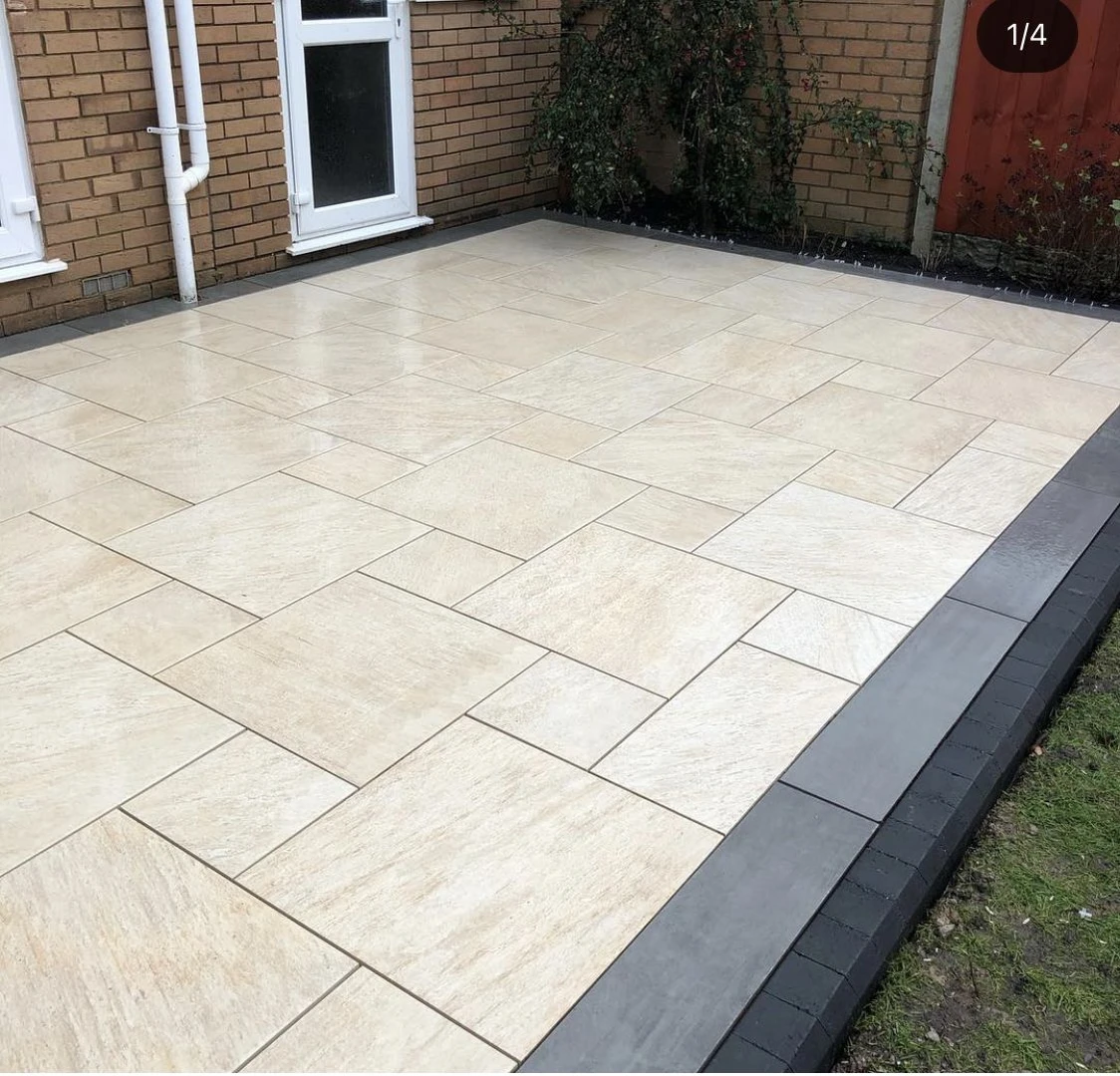 Gạch xương đá lát nền ngoài trời