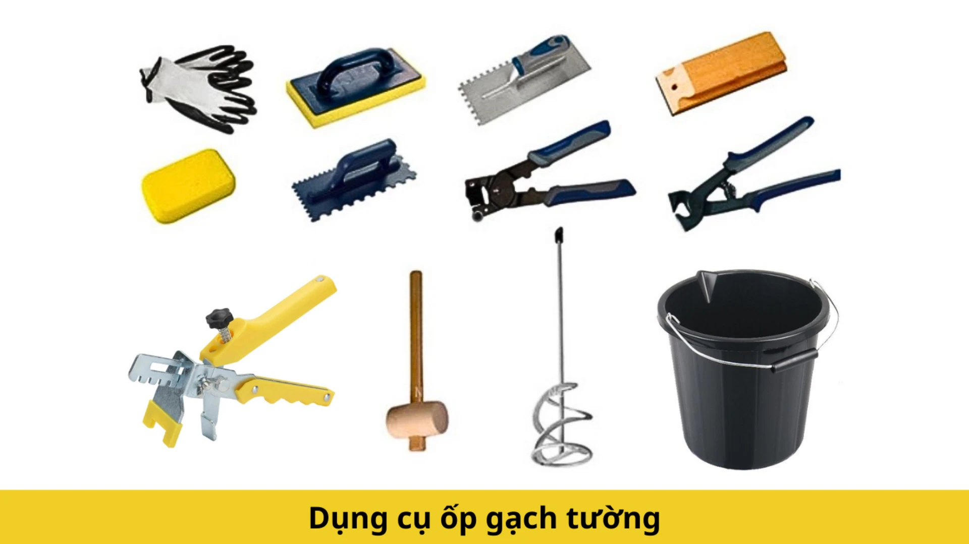 Chuẩn bị vật liệu và dụng cụ thi công