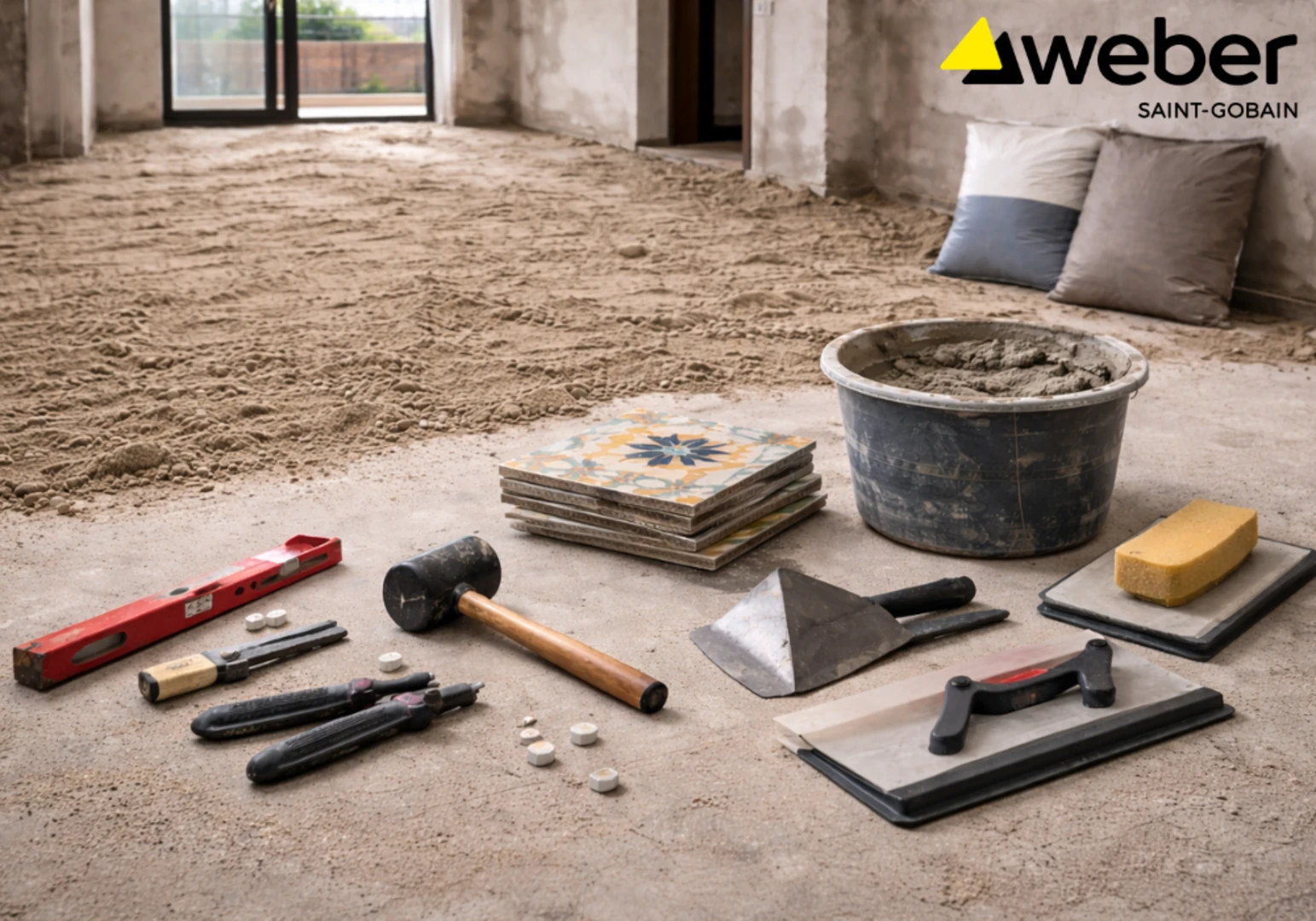 Hướng dẫn thi công lát gạch bông chuẩn kỹ thuật