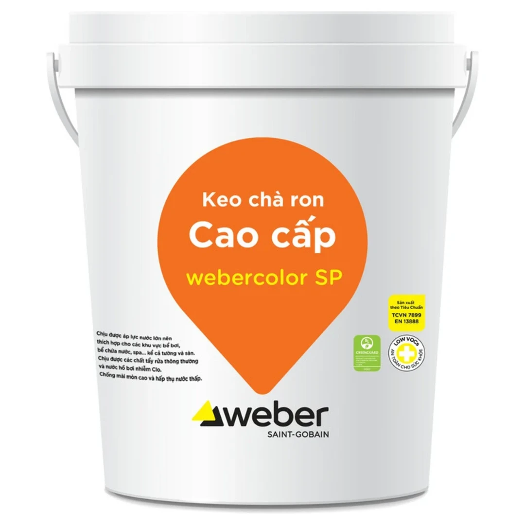 Keo chà ron gốc xi măng 2 thành phần cao cấp - webercolor SP