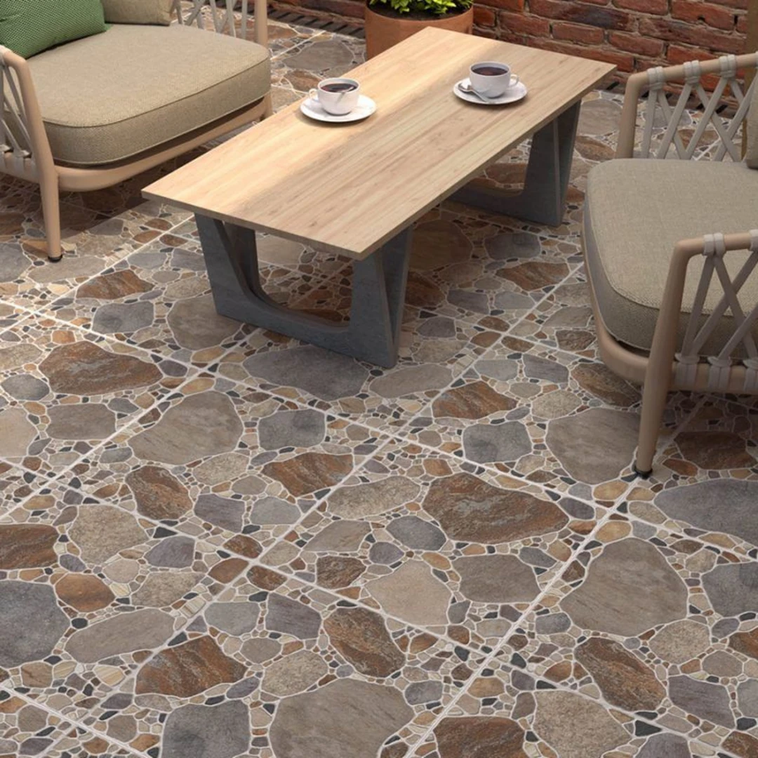 Gạch lát nền ban công giả đá, giả sỏi