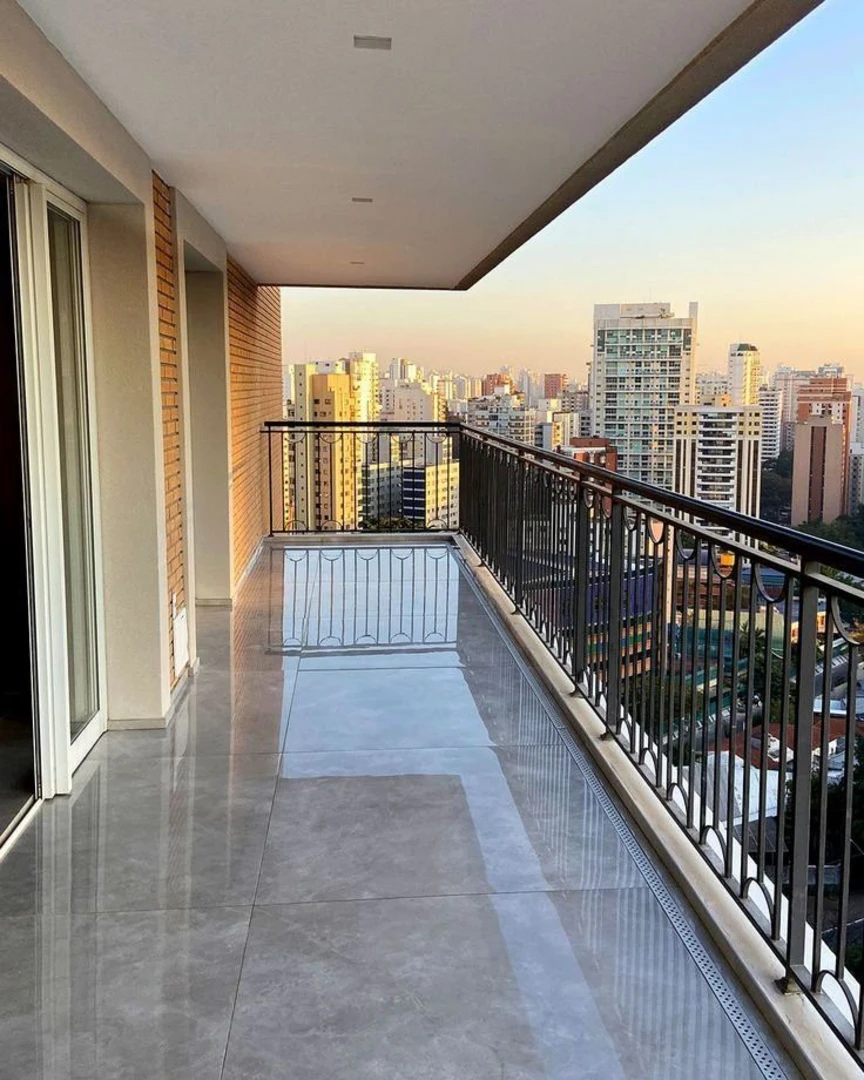 Gạch giả vân đá tự nhiên lát ban công