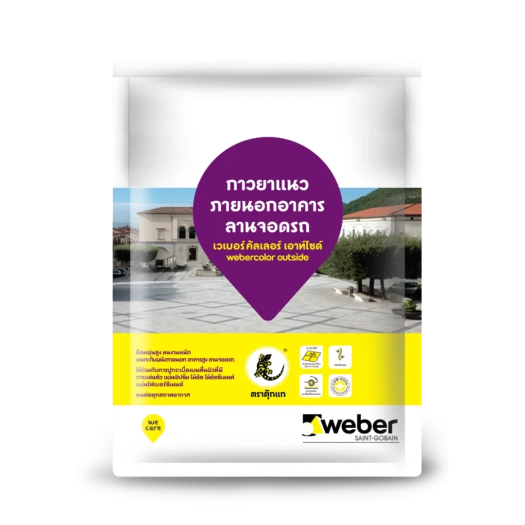 Webercolor outside - Keo trét ron dòng gạch ngoài trời