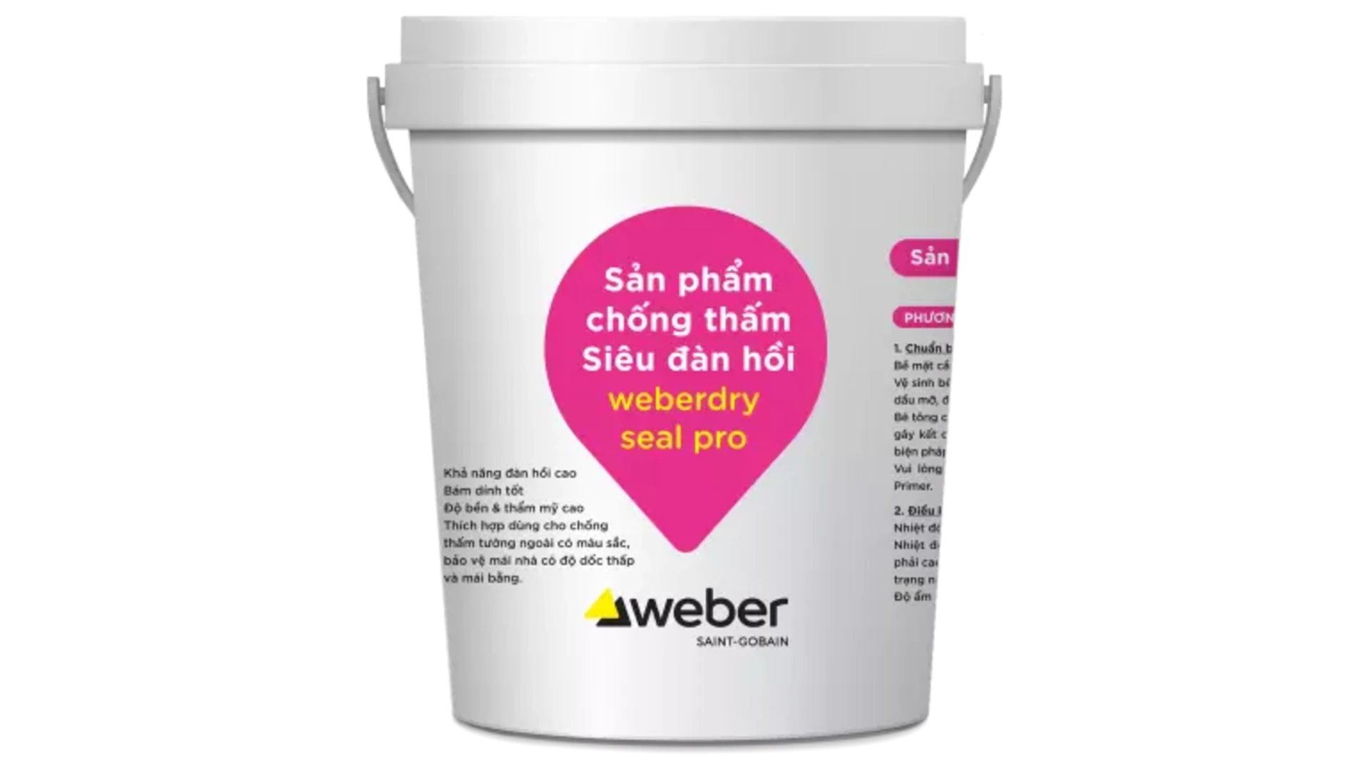 Weberdry Seal Pro – Keo chống thấm chuyên dụng cho các điểm nối