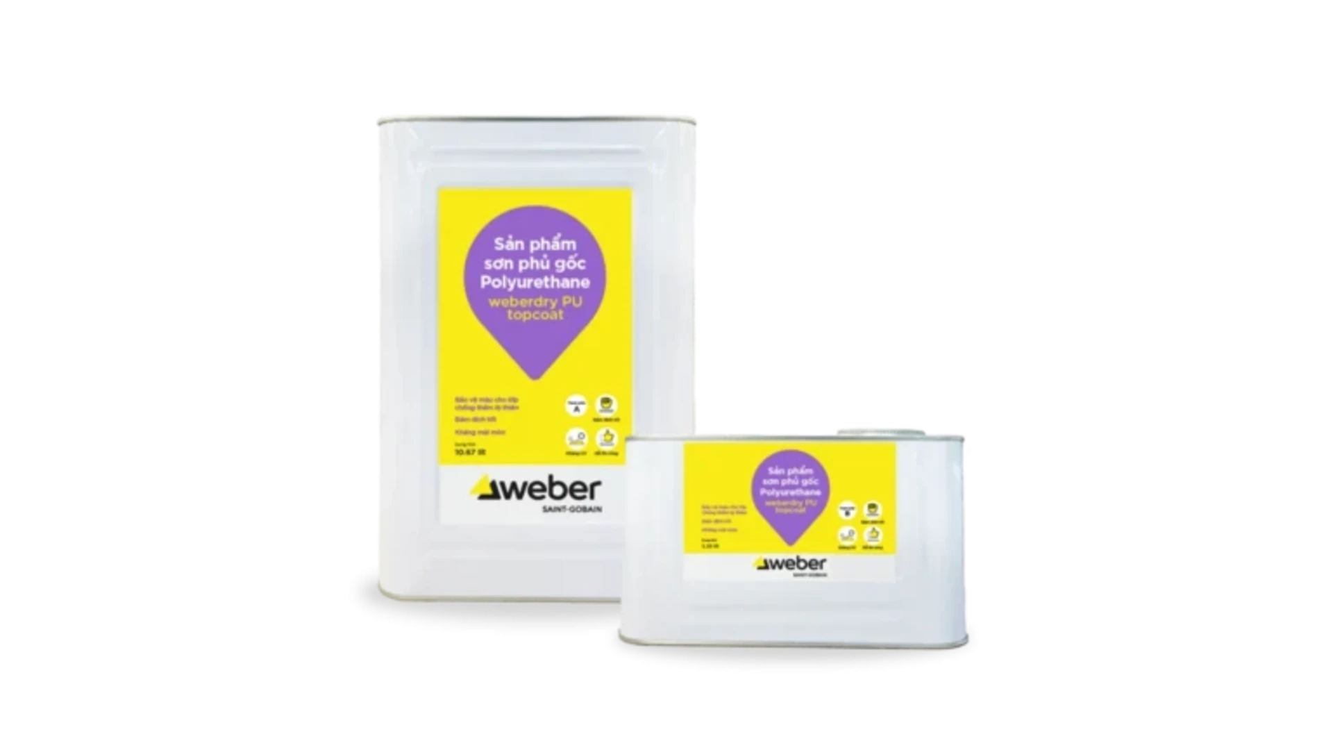 Chống thấm trần nhà Weberdry PU topcoat