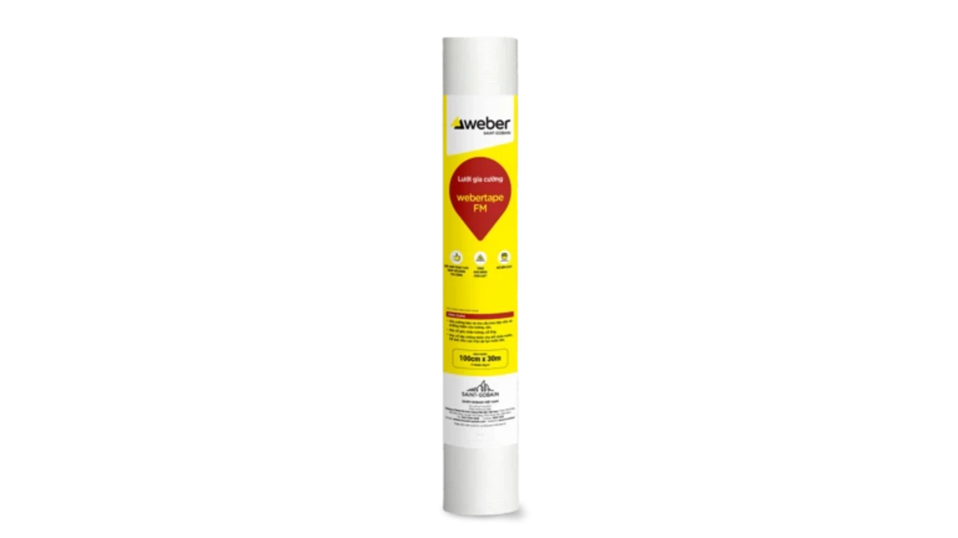 Lưới gia cường chống thấm Webertape FM