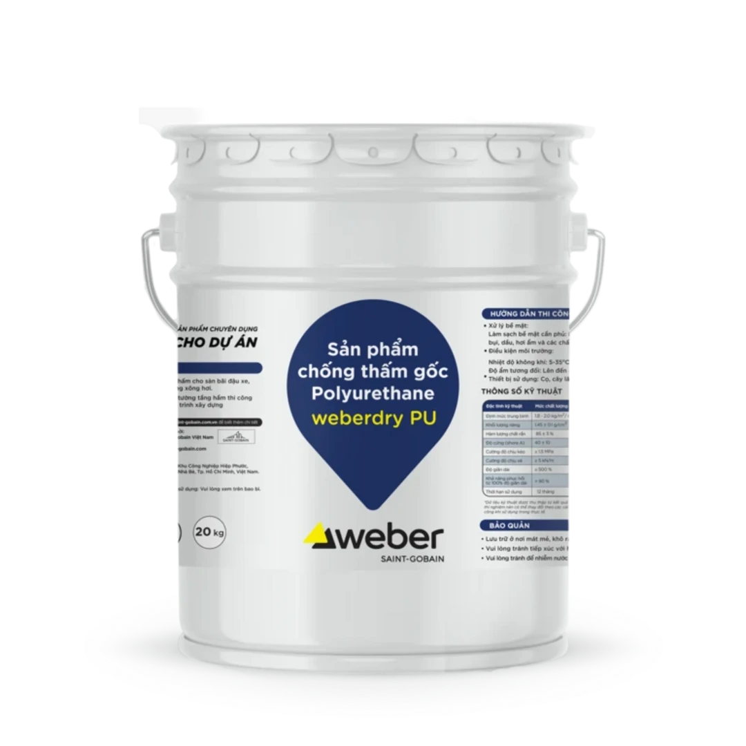 Keo chống thấm gốc Polyurethane - Weberdry PU