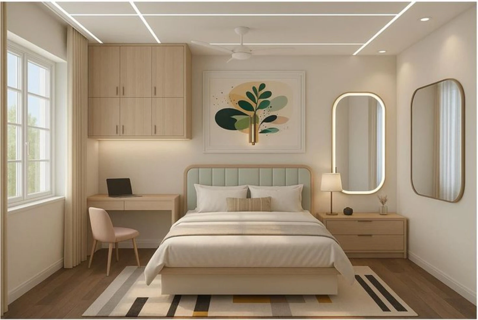 Cải tạo phòng ngủ theo phong cách Hàn Quốc