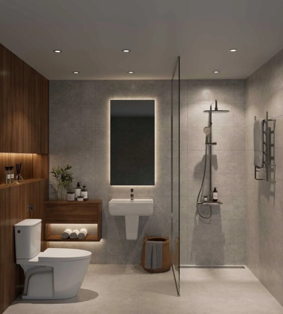 gạch ốp tường nhà tắm chống bám bẩn