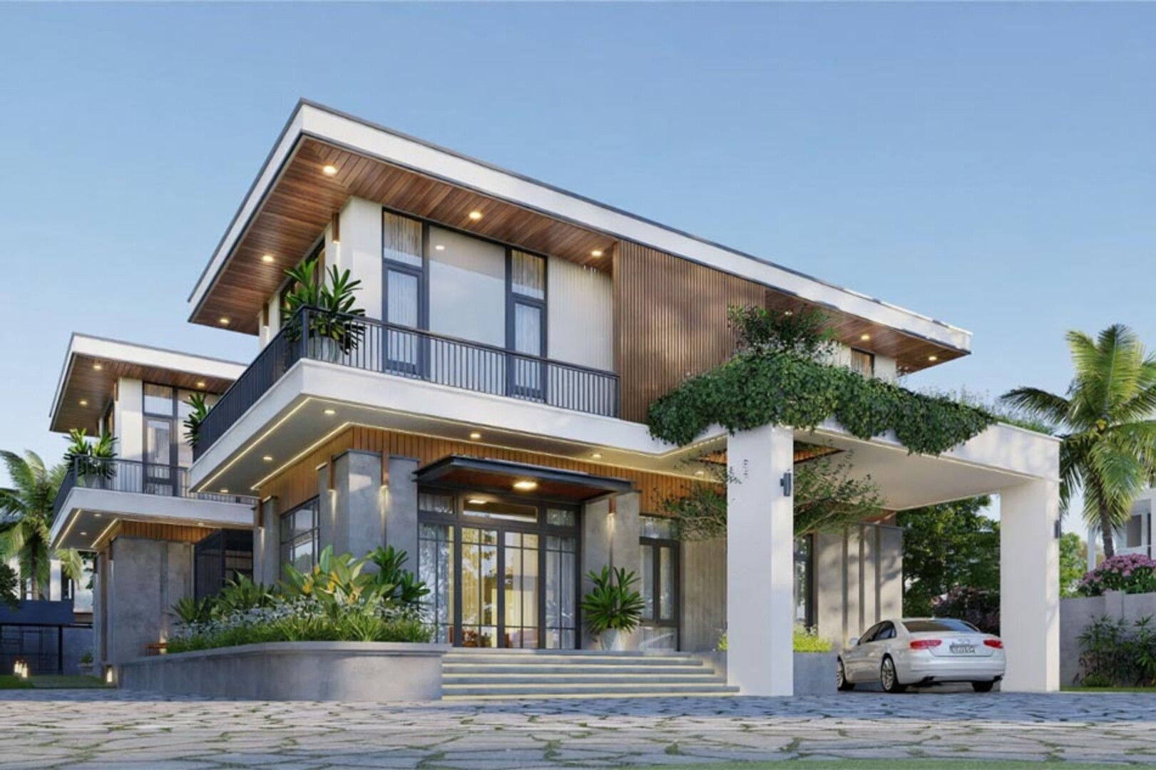 Biệt thự nhà vườn mang đến không gian sống rộng rãi, tiện nghi 