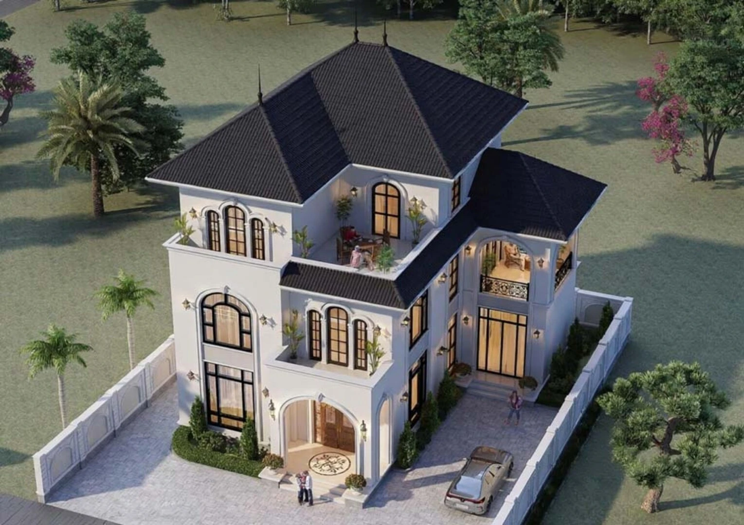 Biệt thự nhà vườn 150m2 với không gian xanh mát, thoáng đãng