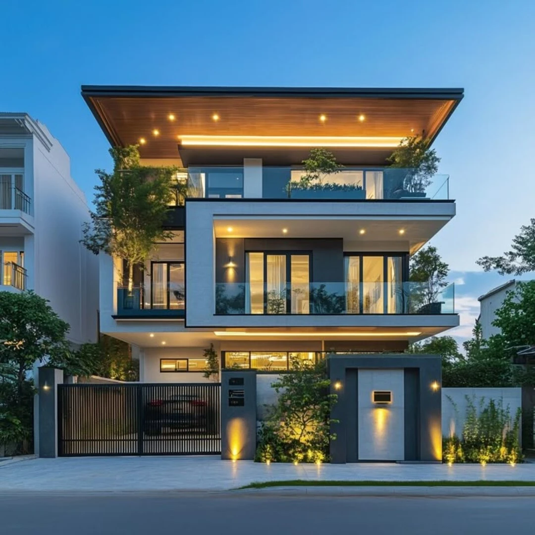 Biệt thự phố có không gian xanh là xu hướng sống hiện đại, mang lại sự thư thái 