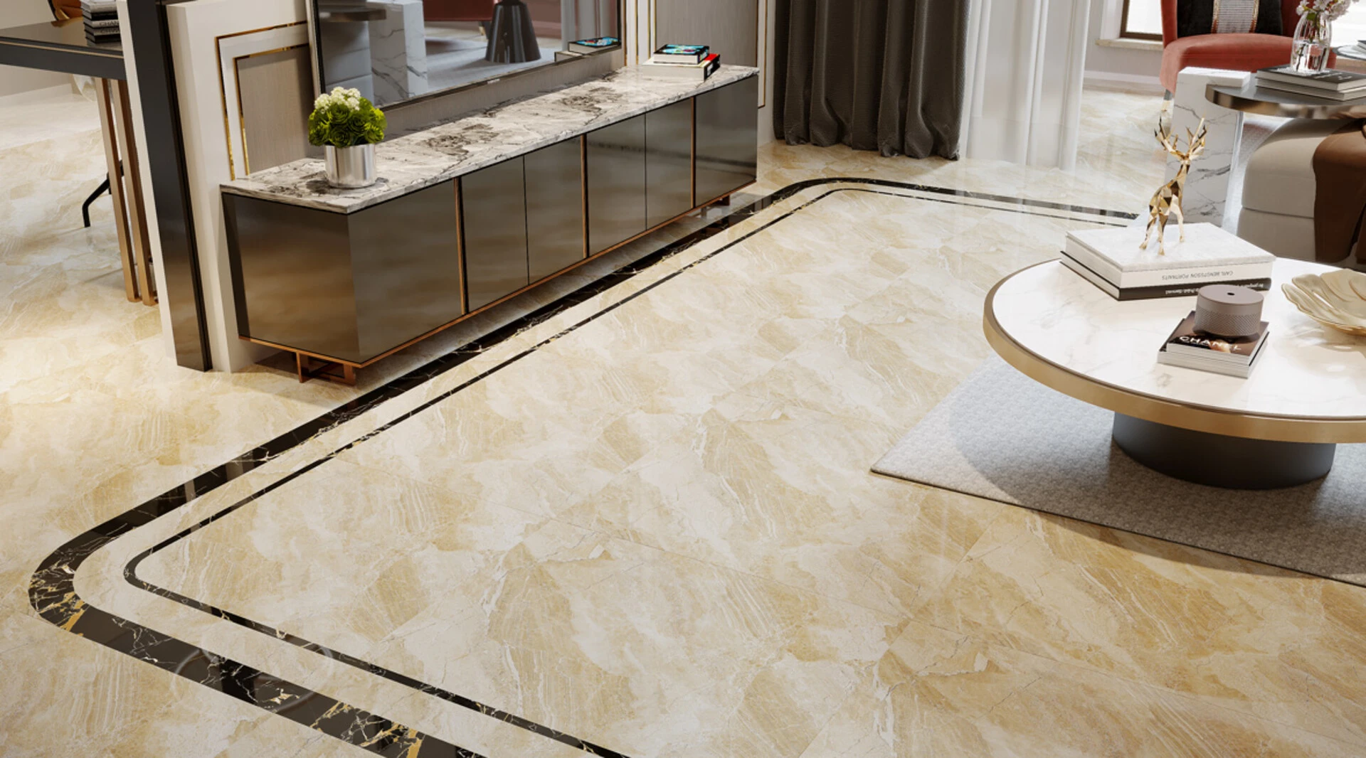 Gạch 800x800 vân đá marble cao cấp, sang trọng