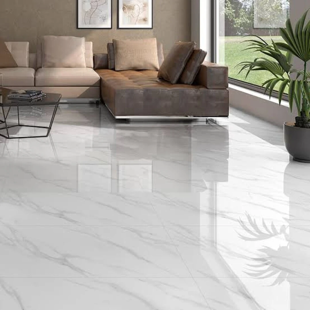 Gạch 800x800 bóng kính giúp không gian trở nên sáng sủa, thanh lịch hơn