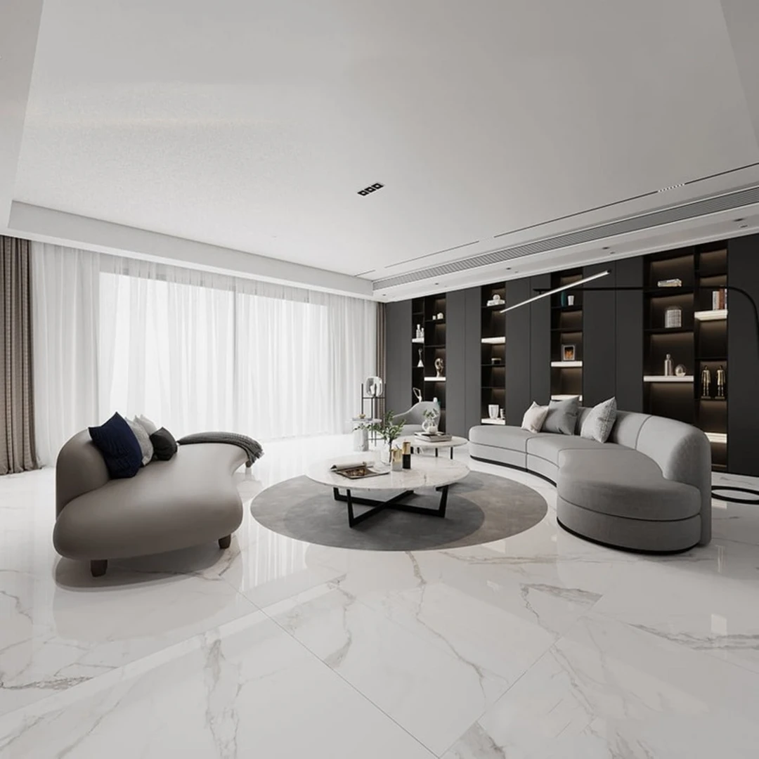 Lựa chọn gạch lát nền kích thước 100 × 100 nên chú ý đến bề mặt và độ dày gạch