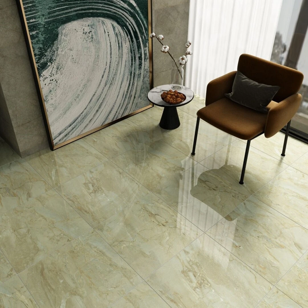 Gạch lát nền vân đá vàng 60×60
