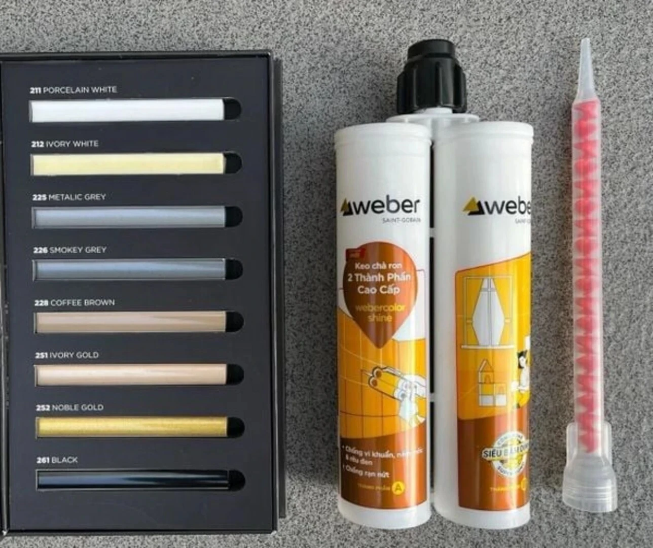 Keo chà ron Epoxy