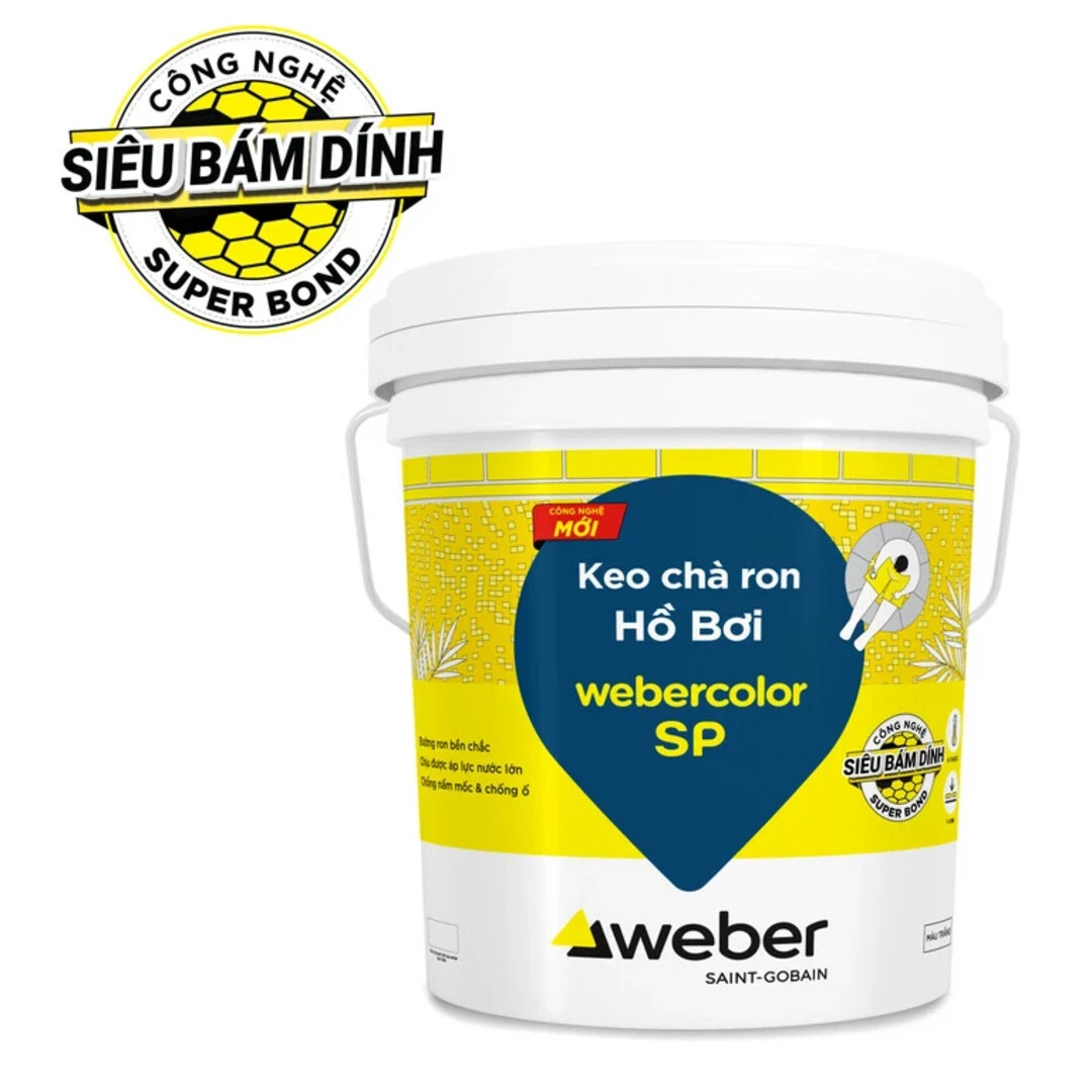 Keo chà ron hồ bơi webercolor SP