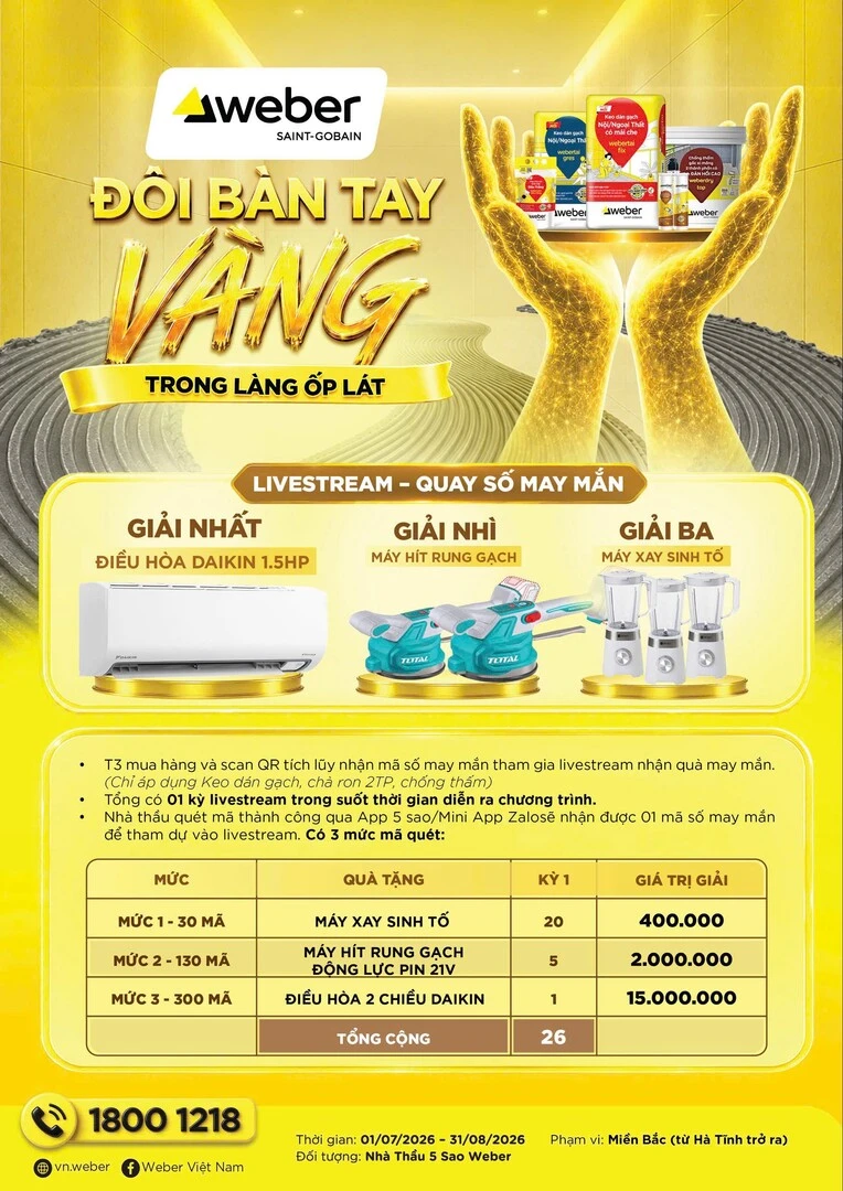 CTKM đôi bàn tay vàng