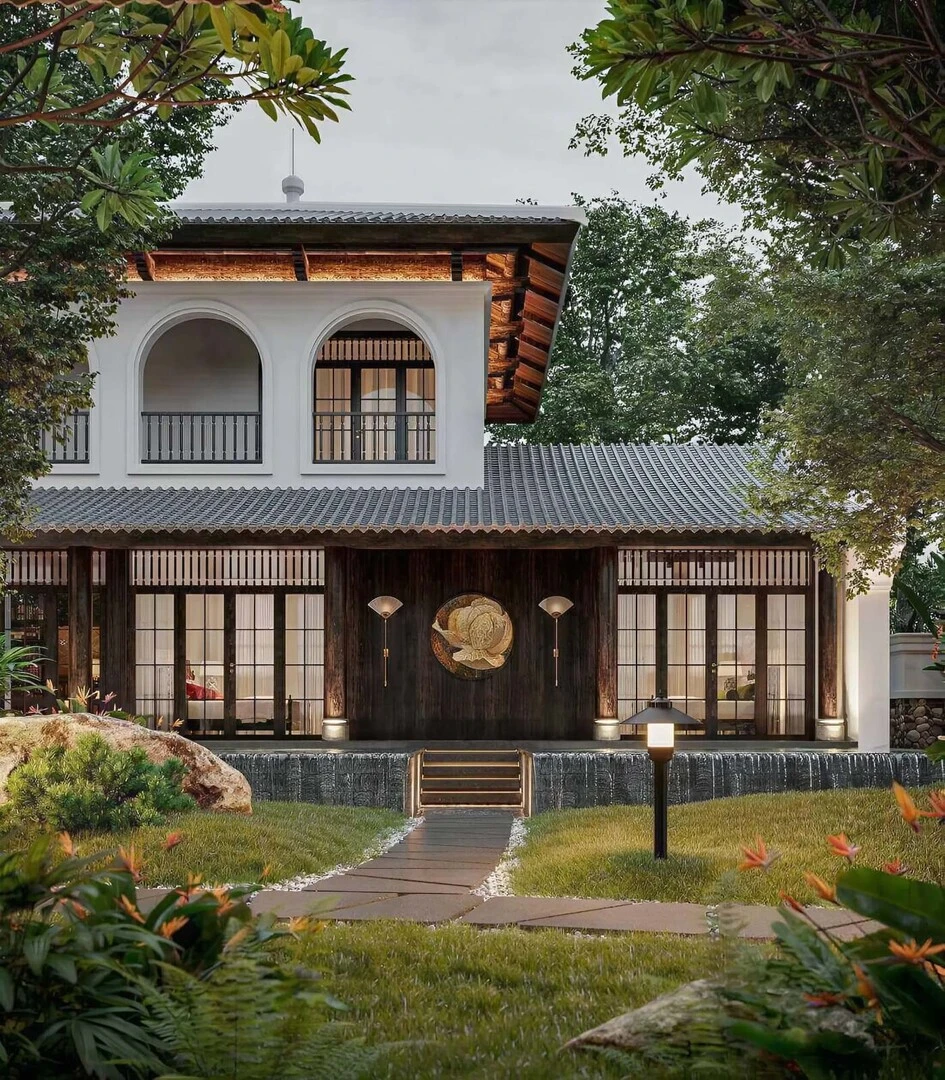Biệt thự 2 tầng hiện đại 200 – 400m²