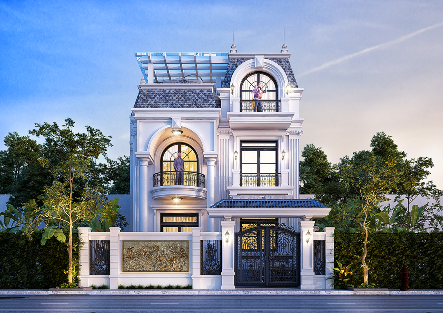 Biệt thự 2 tầng hiện đại 400m²