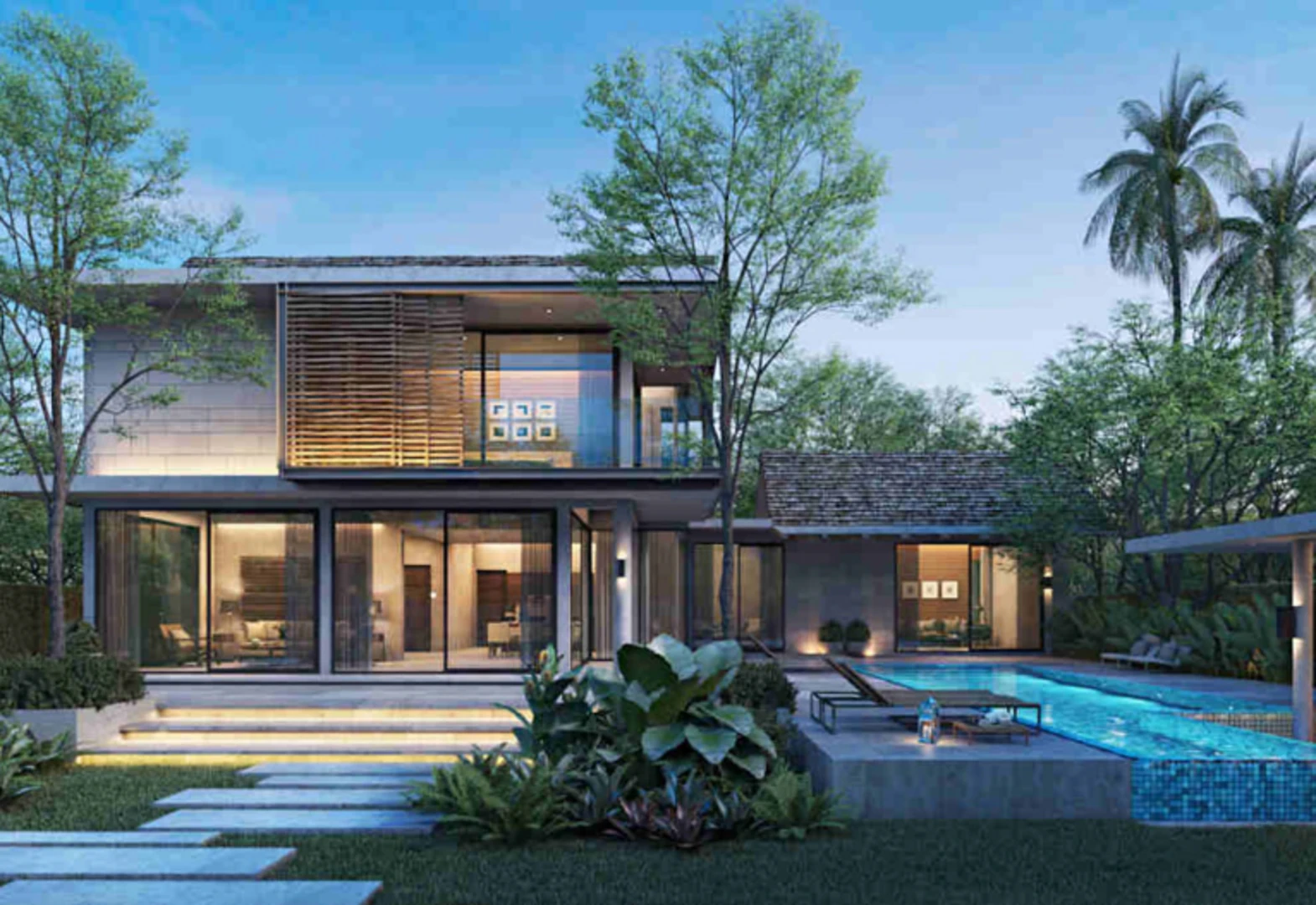 Biệt thự 2 tầng 700m² xa hoa 