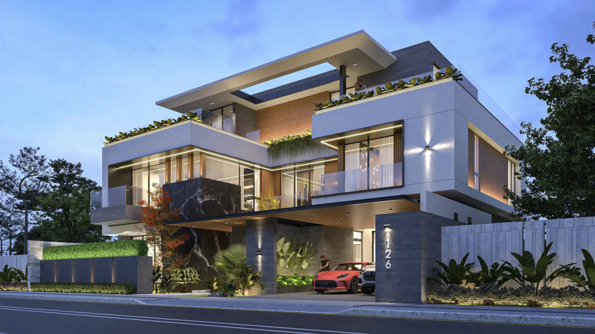 Với diện tích 300-400m² biệt thự 3 tầng đáp ứng nhu cầu sinh hoạt, nghỉ ngơi