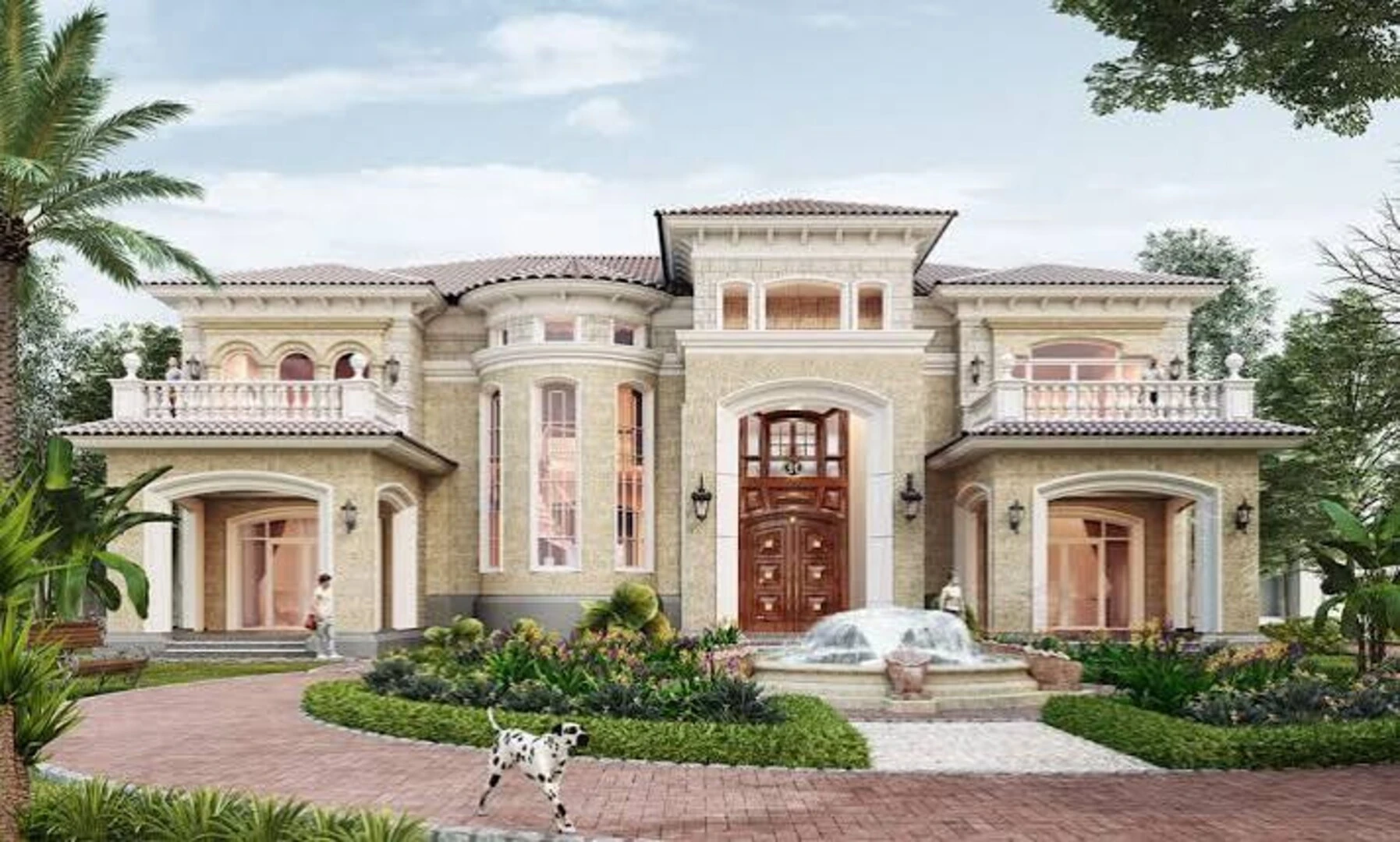 Biệt thự Pháp cổ mang đậm dấu ấn kiến trúc châu Âu cổ điển