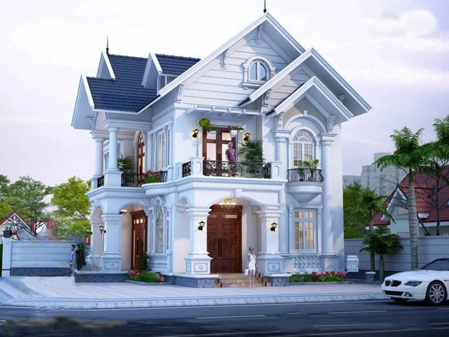 Biệt thự tân cổ điển kiểu Pháp 