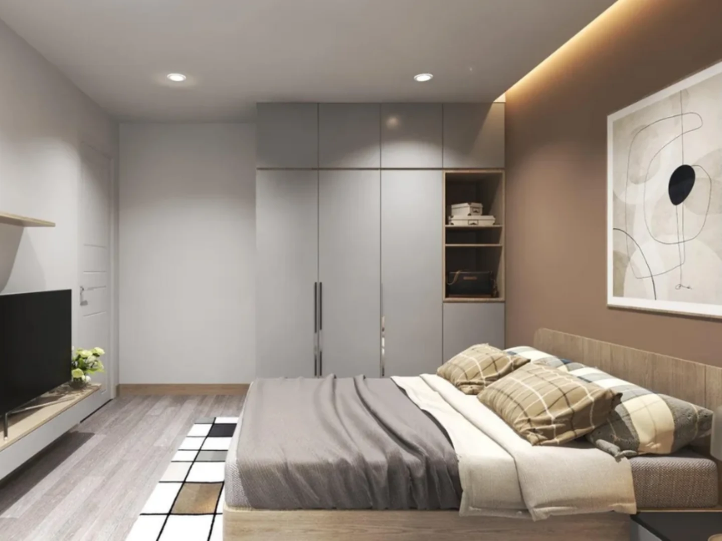 Lưu ý khi thiết kế diện tích phòng ngủ tiêu chuẩn