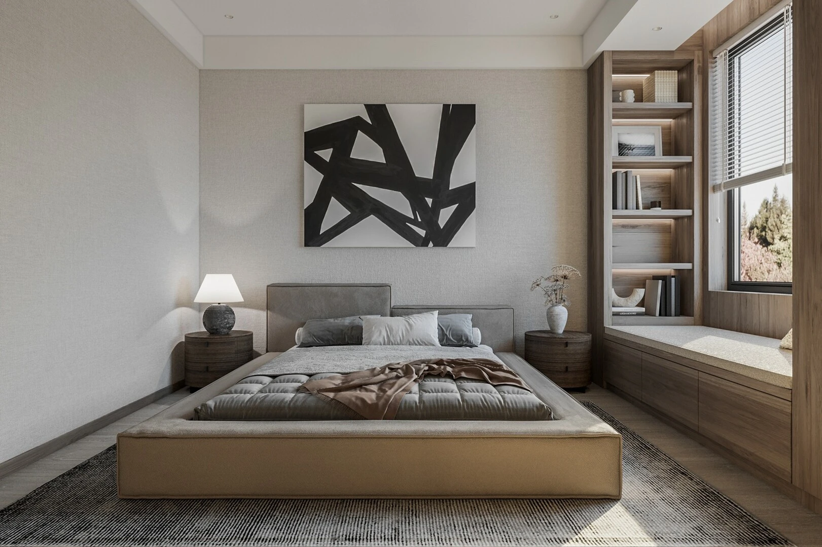 Diện tích phòng ngủ tiêu chuẩn hiện nay thường dao động từ 12m² đến 25m²