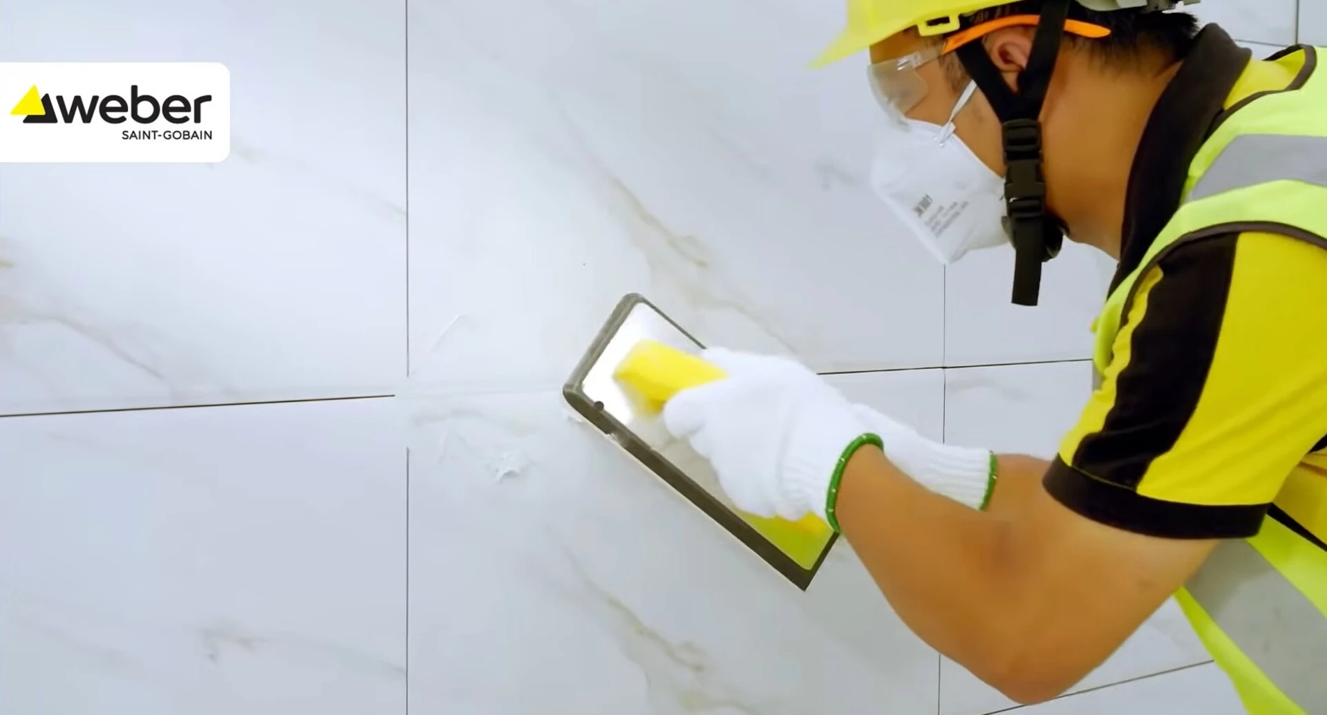 sử dụng keo chà ron weber khi ốp lát chung cư để đường ron bền đẹp