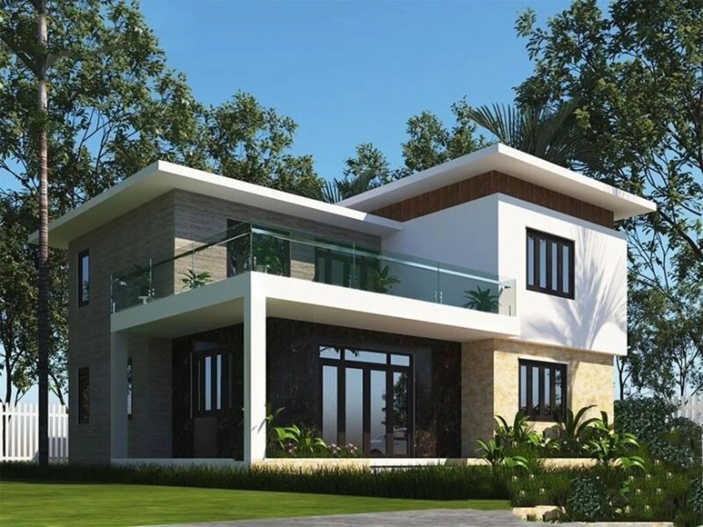 Mẫu nhà 2 tầng 4 phòng ngủ dưới 1 tỷ đẹp, tiện nghi 