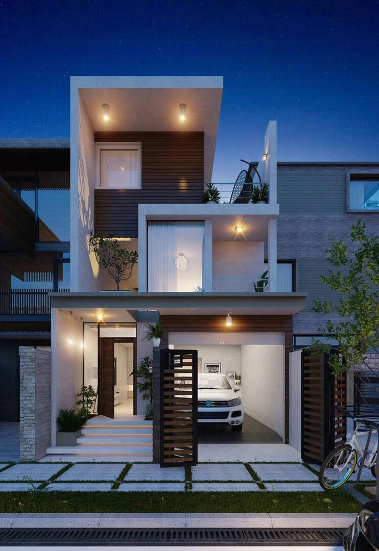 Mẫu nhà phố 2 tầng 5x10m hiện đại