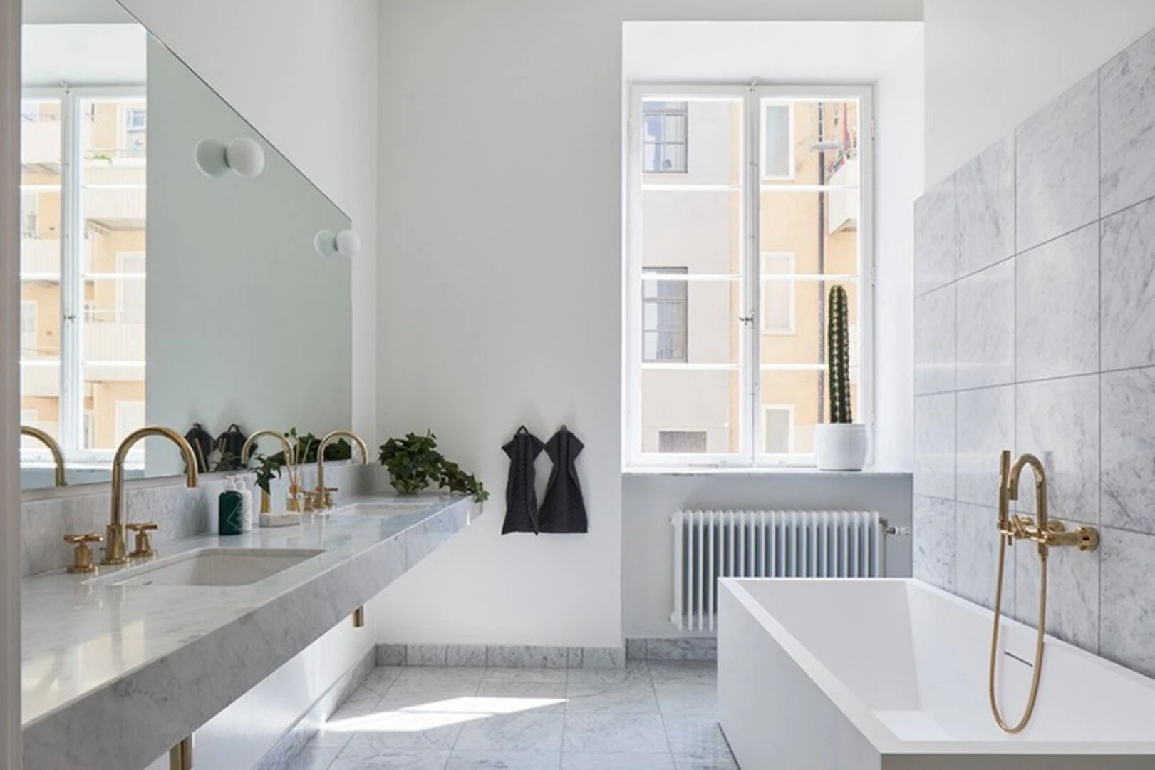 Phòng tắm phong cách Scandinavian