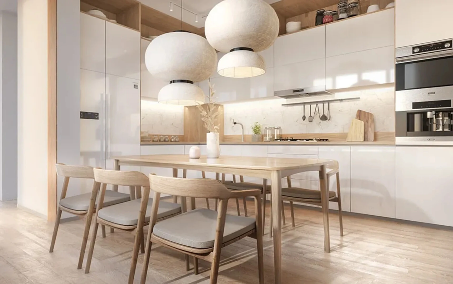 Phòng bếp phong cách Scandinavian