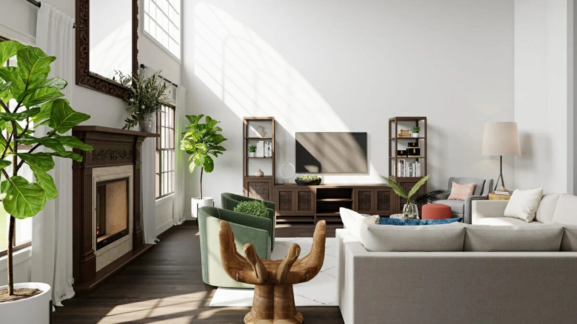 Phong cách nội thất Eco với thiết kế bền vững