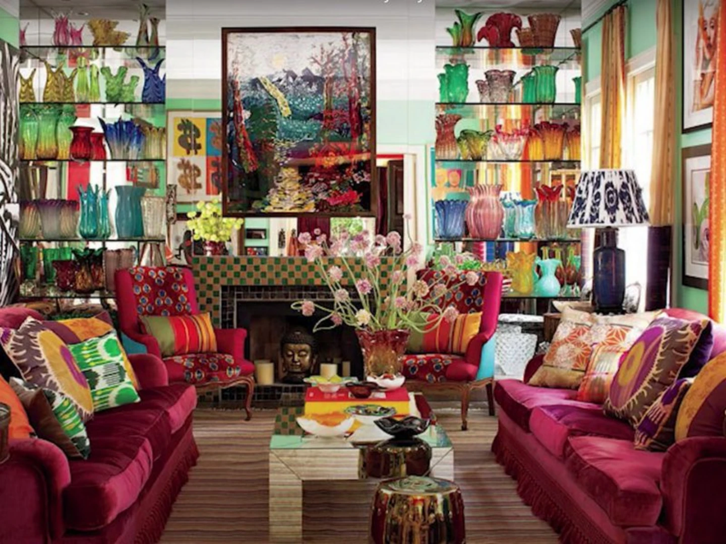 Bảng màu thiết kế Maximalism đầy táo bạo